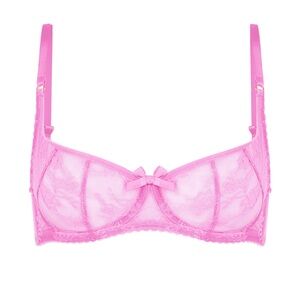 Pink Lace Underwire Bra